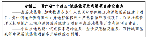地大熱能：貴州新能源發(fā)展“十四五”規(guī)劃地?zé)嵬顿Y超100億！